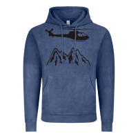 Vintage Denim mountain rescue helicopter funny Vintage Hoodie - artisFamous