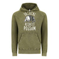 Vintage Olive tactical assault possum Vintage Hoodie - artisFamous