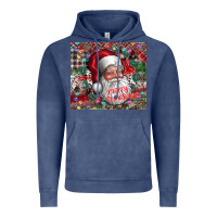 Vintage Denim merry christmas Vintage Hoodie - CowhideDigitalArt