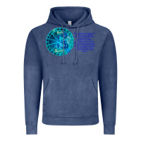 Vintage Denim Aquarius Sign Zodiac Astrology Horoscope T-shirt Vintage Hoodie - artisFamous
