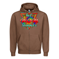 Chestnut hot mom summer Zipper Hoodie - JahusDesignShop