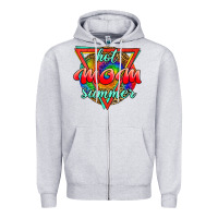Heather Grey hot mom summer Zipper Hoodie - JahusDesignShop
