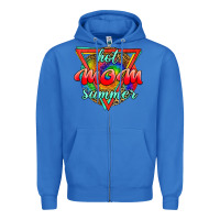 True Royal hot mom summer Zipper Hoodie - JahusDesignShop