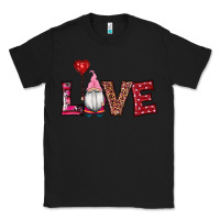Black valentine's day gnomes love Classic Tee - RanaPortraitStore