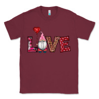 Burgundy valentine's day gnomes love Classic Tee - RanaPortraitStore
