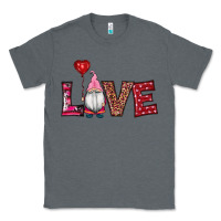 Charcoal Heather valentine's day gnomes love Classic Tee - RanaPortraitStore