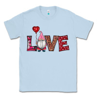 Dusty Blue valentine's day gnomes love Classic Tee - RanaPortraitStore