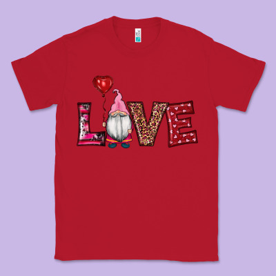 Valentine's Day Gnomes Love Classic Tee Designed By Ranaportraitstore