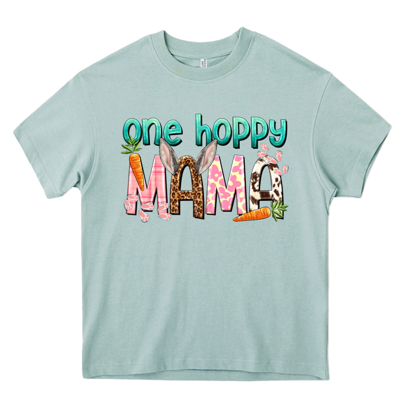 One Hoppy Mama Mother's Day Heavy Core Tee by HowdyJamesFarm | Teevron