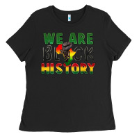 Black we are black history Ladies Tee - FaDigitalArtStudio