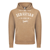 Vintage Coffee Sebastian Personalized Name Mens Birthday Vintage Hoodie - artisFamous