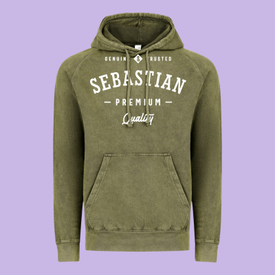 Sebastian Personalized Name Mens Birthday Vintage Hoodie Designed By Artisfamous