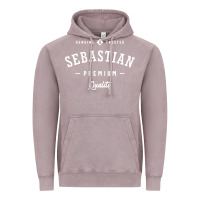 Vintage Zinc Sebastian Personalized Name Mens Birthday Vintage Hoodie - artisFamous