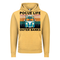Vintage Mustard pogue life outer banks retro vintage Vintage Hoodie - artisFamous