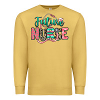 Antique Gold future nurse Premium Sweatshirt - RanaPortraitStore