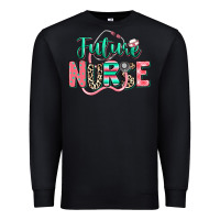 Black future nurse Premium Sweatshirt - RanaPortraitStore