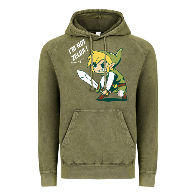 I’m Not Zelda Vintage Hoodie by artisFamous | Teevron