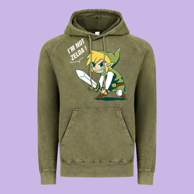 I’m Not Zelda Vintage Hoodie Designed By Artisfamous