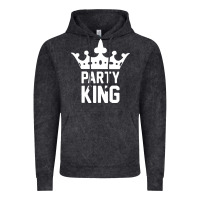 Vintage Black party king Vintage Hoodie - artisFamous