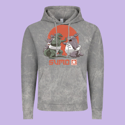 Sumo Pop Vintage Hoodie Designed By Artisfamous