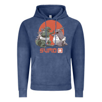 Vintage Denim sumo pop Vintage Hoodie - artisFamous