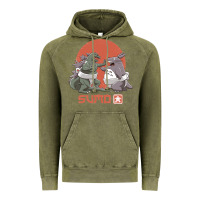 Vintage Olive sumo pop Vintage Hoodie - artisFamous