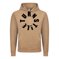 Vintage Coffee TURNSTILE BLACK ON WHITE Vintage Hoodie - artisFamous