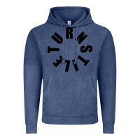 Vintage Denim TURNSTILE BLACK ON WHITE Vintage Hoodie - artisFamous