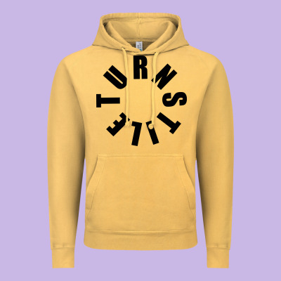 Turnstile Black On White Vintage Hoodie Designed By Artisfamous