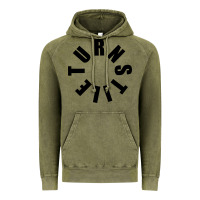 Vintage Olive TURNSTILE BLACK ON WHITE Vintage Hoodie - artisFamous