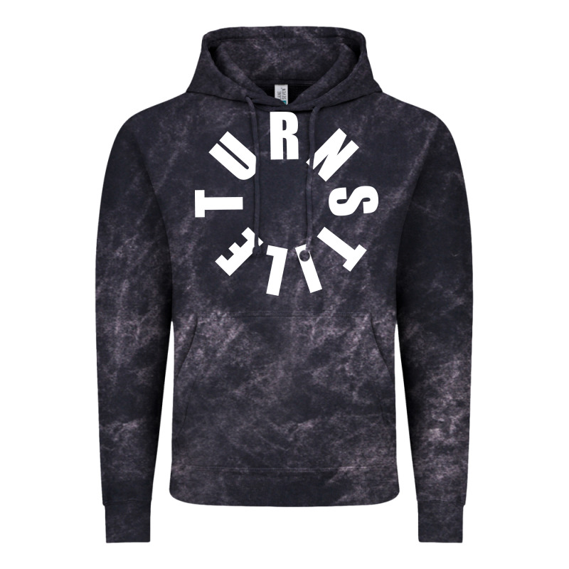 Turnstile White On Black. Vintage Hoodie by artisFamous | Teevron