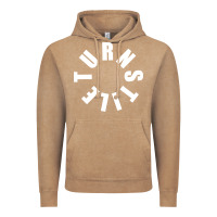 Vintage Coffee TURNSTILE WHITE ON BLACK. Vintage Hoodie - artisFamous