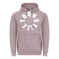 Vintage Zinc TURNSTILE WHITE ON BLACK. Vintage Hoodie - artisFamous