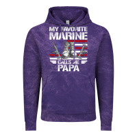 Marine Papa, Gifts My Favorite Marine Calls Me Pa Pa Military Mother Vintage Hoodie | Teevron