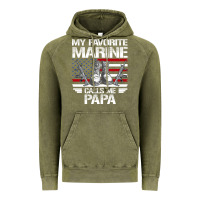 Vintage Olive marine papa, gifts my favorite marine calls me pa pa military mother Vintage Hoodie - artisFamous