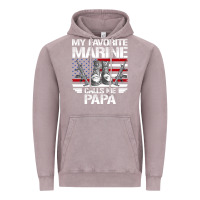 Vintage Zinc marine papa, gifts my favorite marine calls me pa pa military mother Vintage Hoodie - artisFamous
