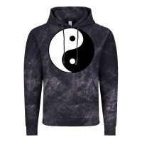 Cloud Black Yin and yang Vintage Hoodie - artisFamous