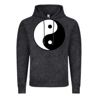 Vintage Black Yin and yang Vintage Hoodie - artisFamous