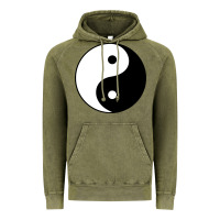 Vintage Olive Yin and yang Vintage Hoodie - artisFamous