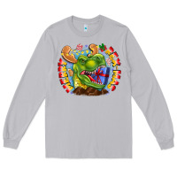 Moon Dust Merry Rexmas Long Sleeve Tee - CowhideDigitalArt