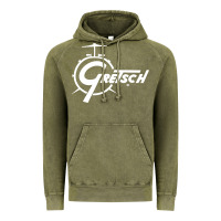 Vintage Olive gretsch Vintage Hoodie - artisFamous