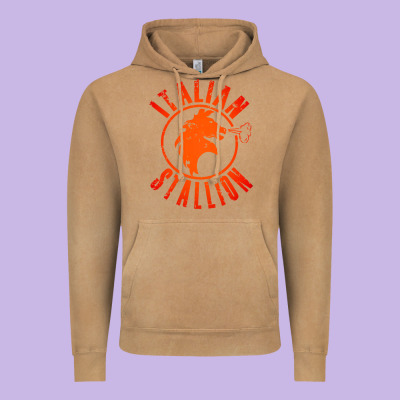 Italian Stallion Vintage Hoodie Designed By Artisfamous