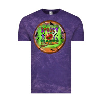 Cloud Purple Spooky Teacher Vintage Tee - BundleAndBundleShop