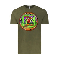 Vintage Olive Spooky Teacher Vintage Tee - BundleAndBundleShop
