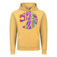 Vintage Mustard reflective 7 lions Vintage Hoodie - artisFamous