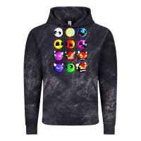 Cloud Black geometry dash difficulty  faces Vintage Hoodie - artisFamous