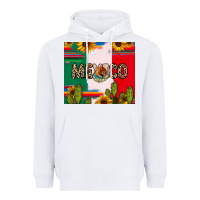 White Mexico Heavyweight Hoodie - RanaPortraitStore