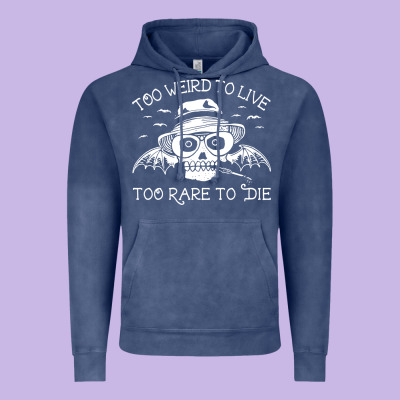 Too Weird To Live Too Rare To Die Vintage Hoodie Designed By Artisfamous