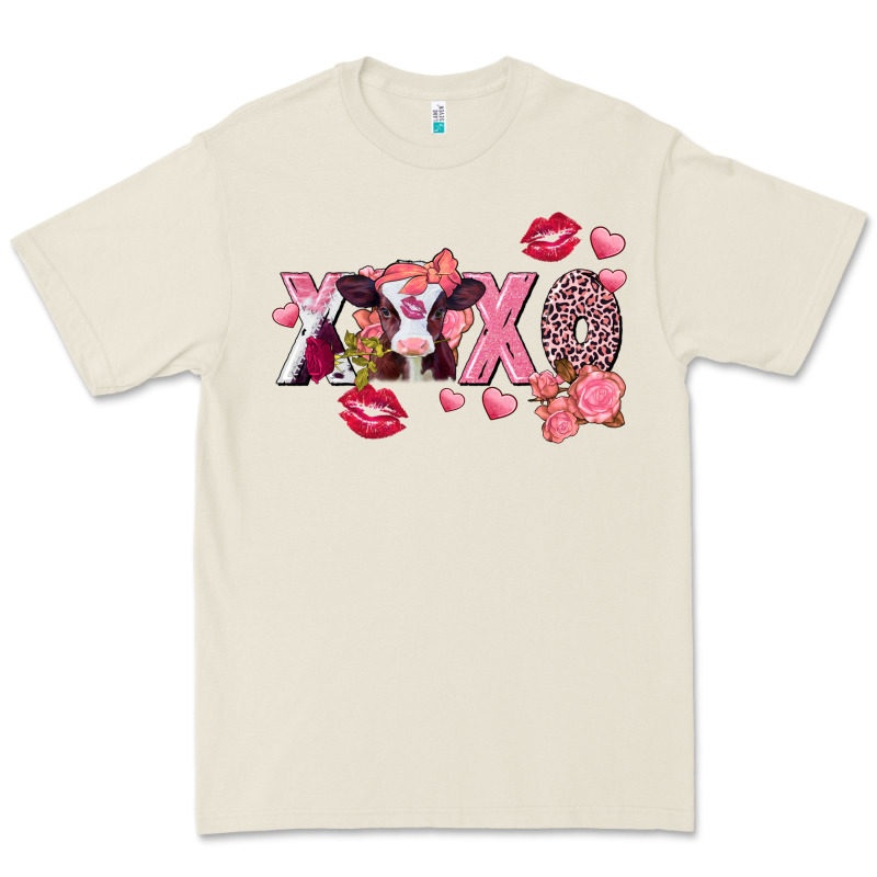 Xoxo Baby Cow Valentine's Day Premium Tee by FaDigitalArtStudio | Teevron