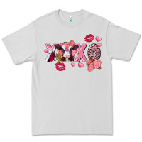 Dove Grey Xoxo baby Cow Valentine's Day Premium Tee - FaDigitalArtStudio